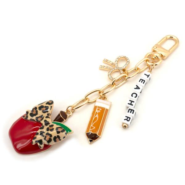 MULTI CHARM PENCIL BAG CHARM KEYCHAIN