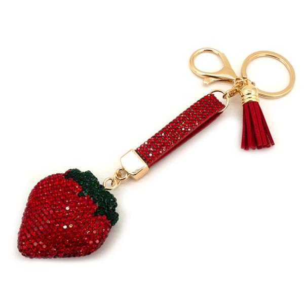 STRAWBERRY BAG CHARM