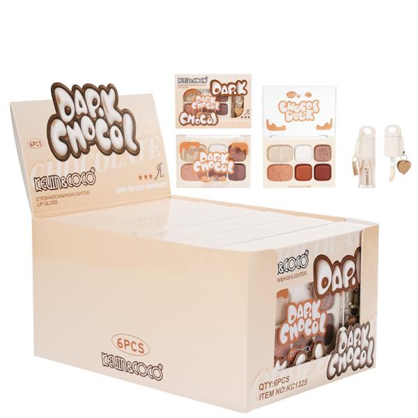KEVIN AND COCO CHOCOLATE COSMETICS A SET (6 UNITS)