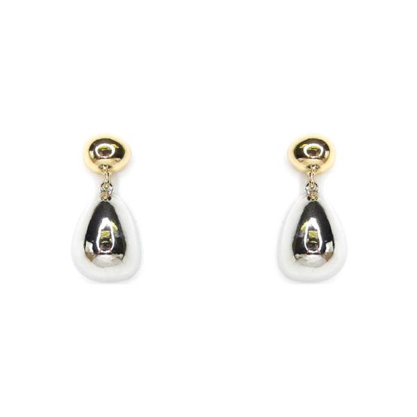 METAL TEARDROP DANGLE EARRING