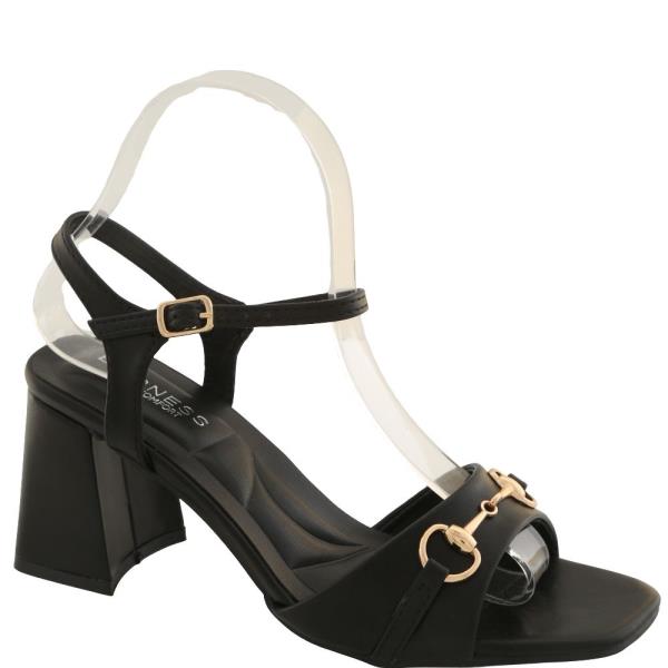 CHUNKY HEEL SANDAL W HORSEBIT