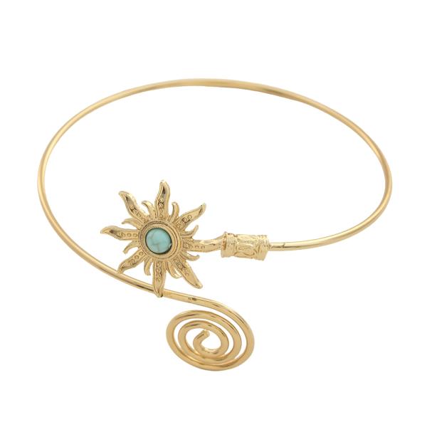 METAL OPEN ARM CUFF BRACELET