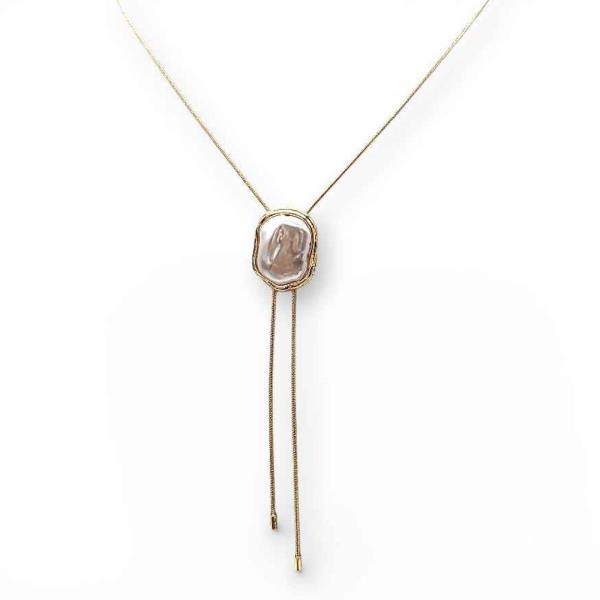 GOLD ROPE HORSESHOE NECKLACE