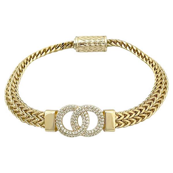 CZ MAGNET LOCK BRACELET