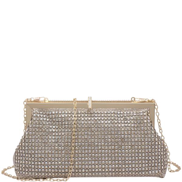 RHINESTONE ELEGANT EVENING CLUTCH BAG