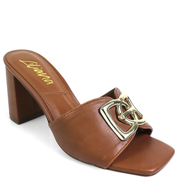 RAFFIA UPPER CHUNKY HEEL SANDAL 12 PAIRS