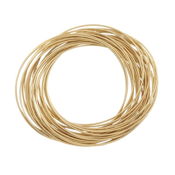 SODAJO MULTI STRAND TWISTED GOLD DIPPED BRACELET