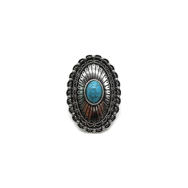 WESTERN TQ CONCHO RING