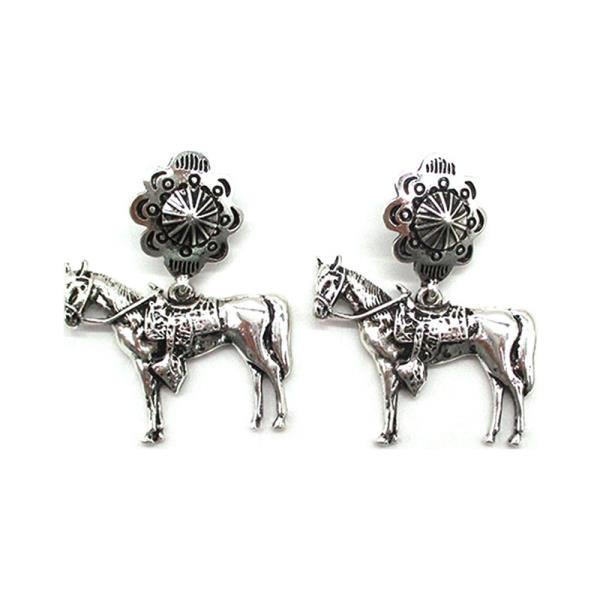 WESTERN HORSE EARRING