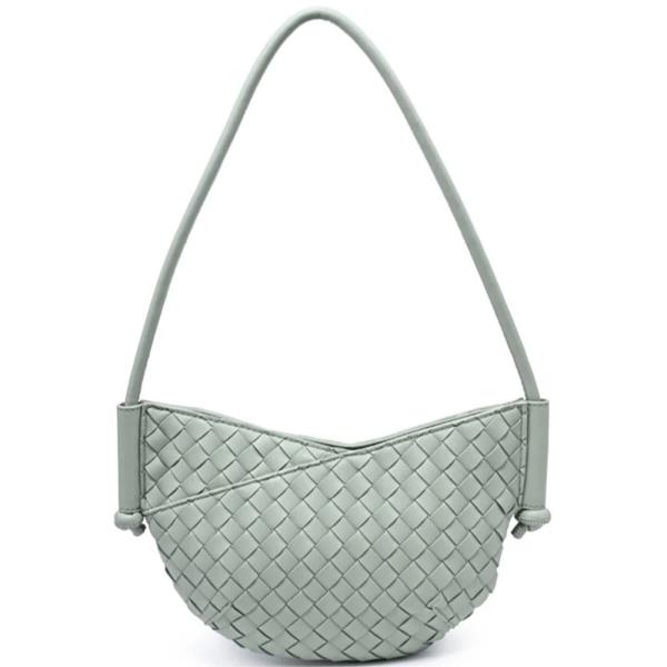 WOVEN CRESCENT OAKLEY SHOULDER BAG