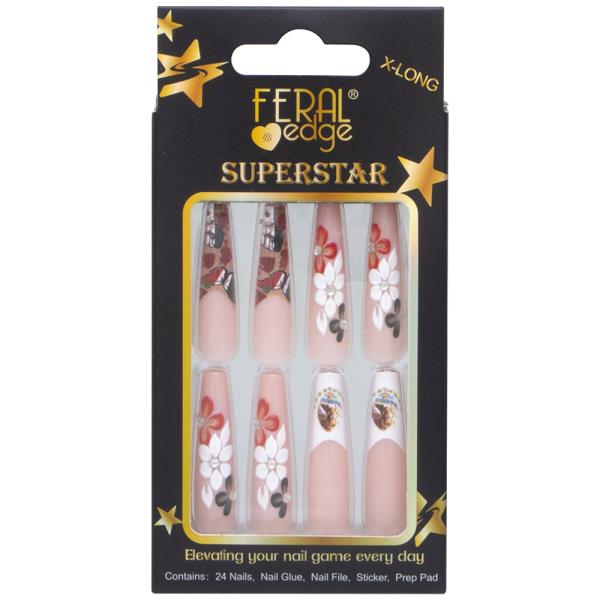 FERAL EDGE SUPERSTAR DESIGN NAIL DECORATION SET