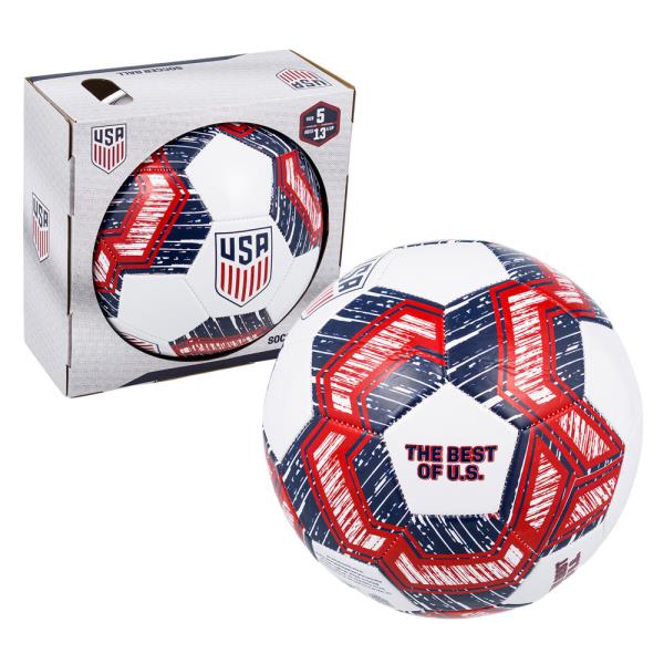 TEAM USA OFFICIAL LICENSED SOCCER BALL, SIZE 5