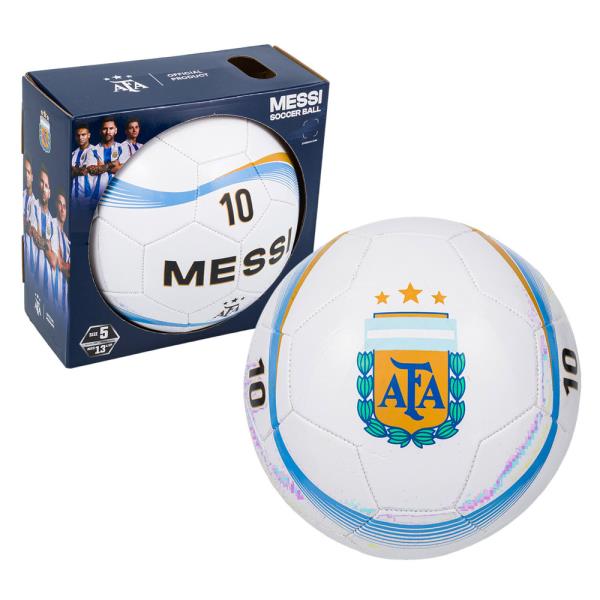 ARGENTINE FOOTBALL ASSOCIATION LIONEL MESSI SOCCER BALL, SIZE 5