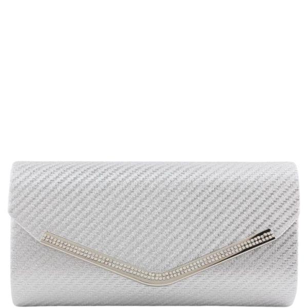 GLITTER ENVELOPE CLUTCH BAG