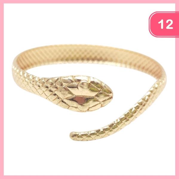 METAL SNAKE CUFF BRACELET