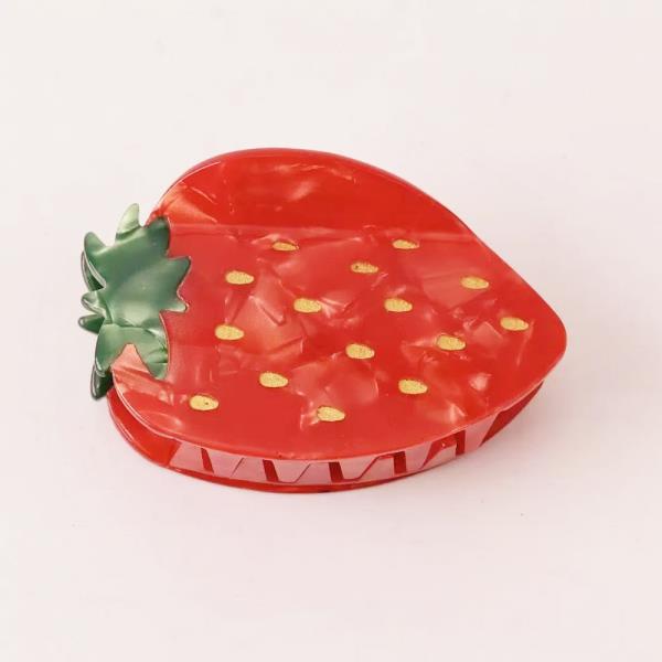 FRUIT STRAWBERRY HAIR CLAW CLIP