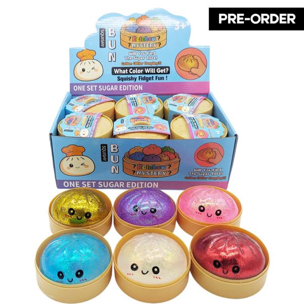 ETA-5/31 BUNNY FRIENDS SUGAR EDITION WATER COLOR WALL GEL SQUISHY SQUEEZE TOY (12 UNITS)