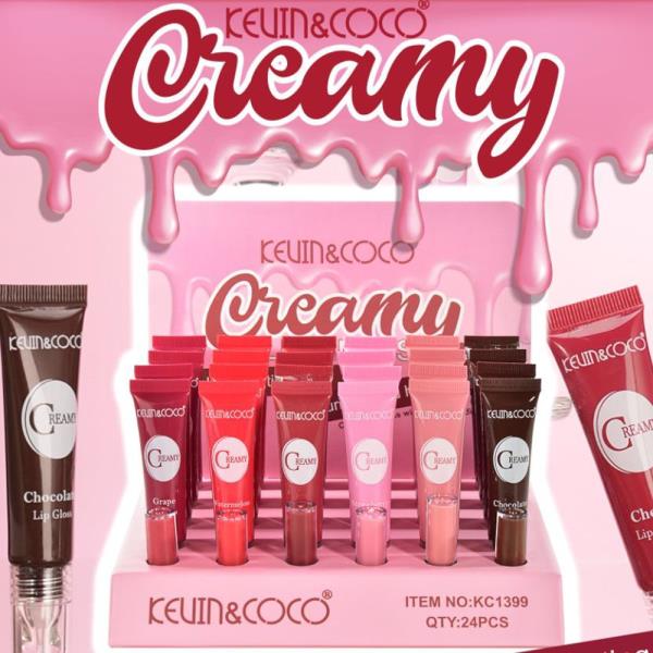 KEVIN & COCO CREAMY LIPGLOSS (24 UNITS)