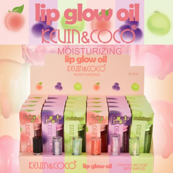 KEVIN & COCO MOISTURIZIN GLIPGLOW OIL (24 UNITS)