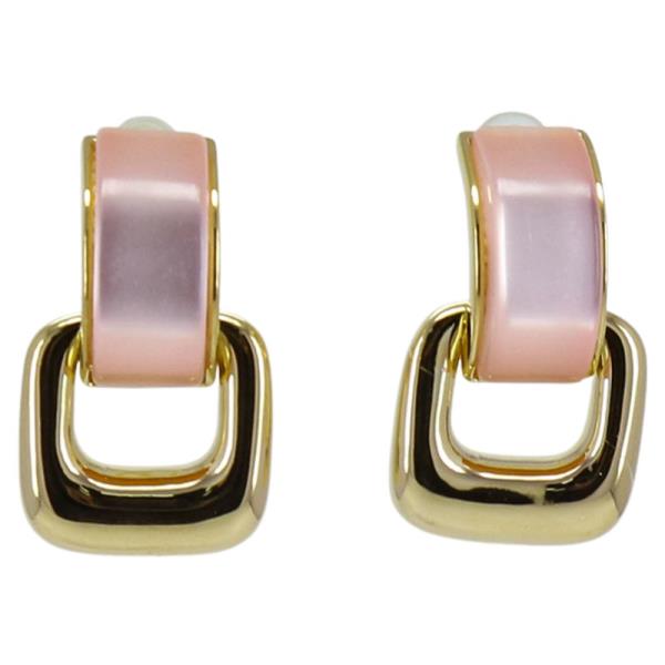 METAL SQUARE HOOP EARRING