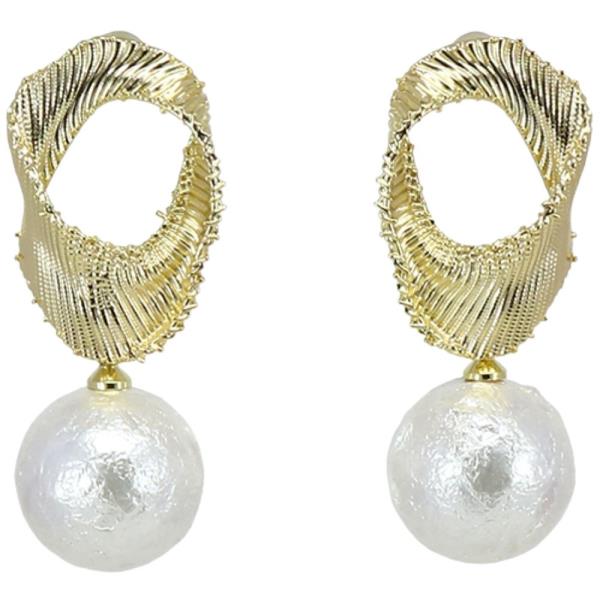 PEARL KNOT DANGLE EARRING
