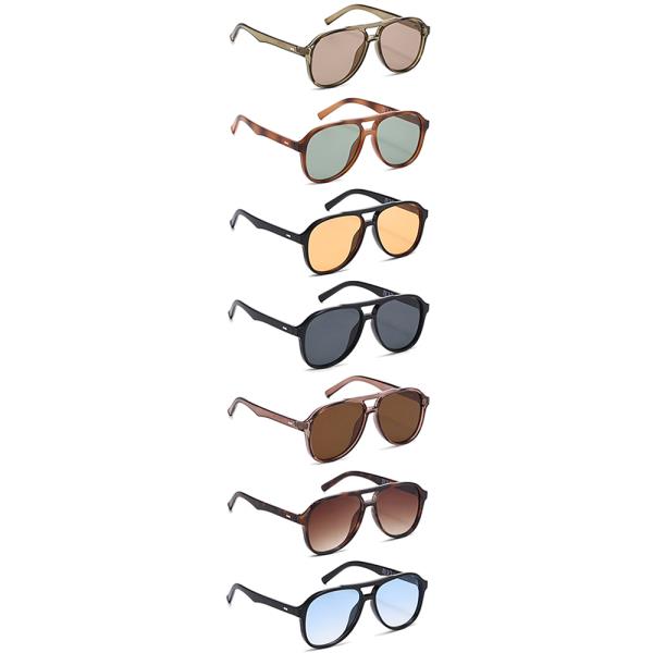 MODERN AVIATORS SHAPED SUNGLASSES 1DZ