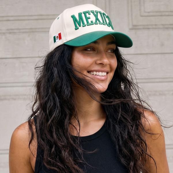 ETA-6/11 CC MEXICO FLAG TRUCKER HAT