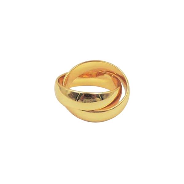 18K CROSSOVER RING
