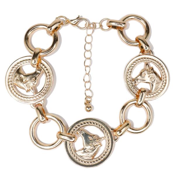 COIN CHAIN BRACELET