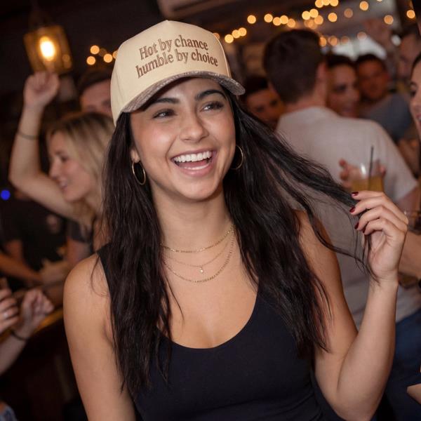 CC HOT BY CHANCE HUMBLE BY CHOICE TRUCKER HAT