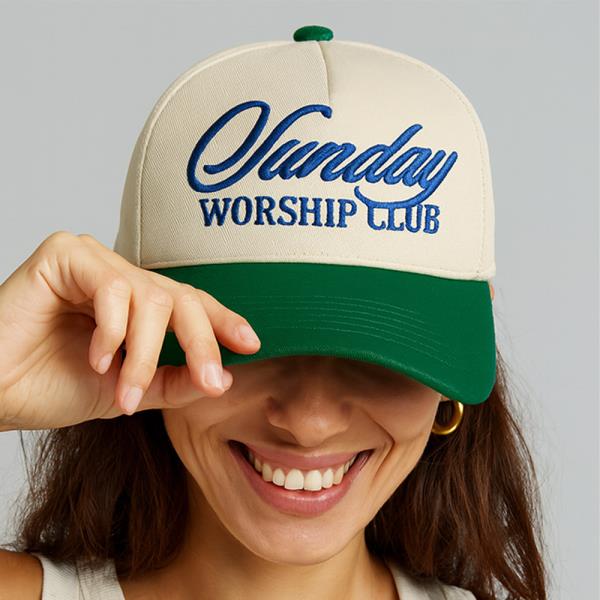 SUNDAY EMBROIDERY BASEBALL CAP
