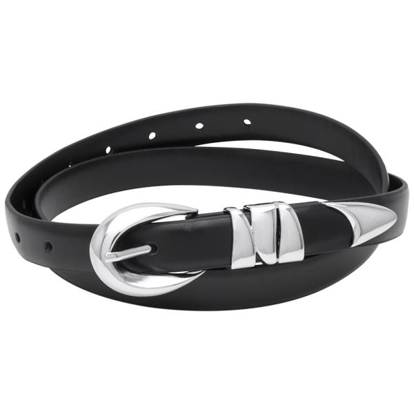 SMOOTH TRIPLE DESIGN BUCKLE BELT