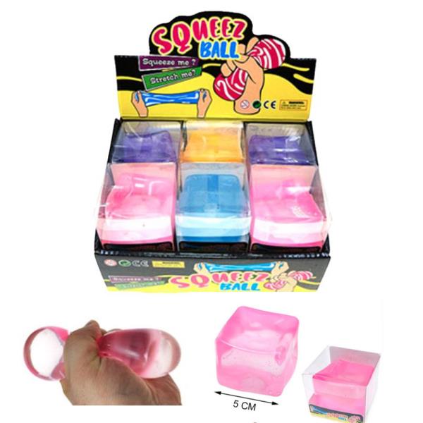 CUBE SQUEEZE SQUISHY (12 UNITS)