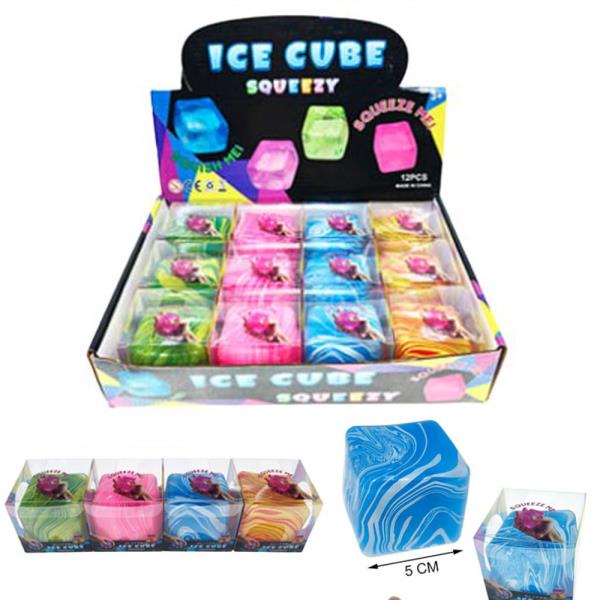 CUBE SQUEEZE SQUISHY TOY (12 UNITS)