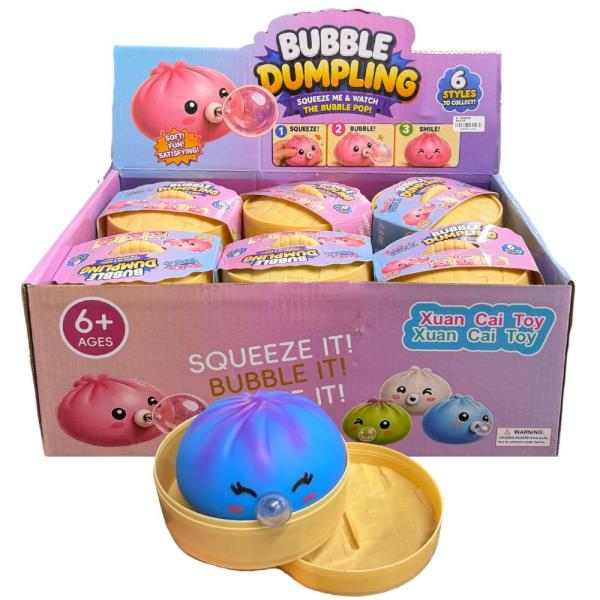 DUMPLING SQUEEZE BUBBLE POP TOY (12 UNITS)
