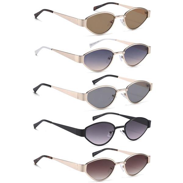 OVAL ROUNDED SUNGLASSES 1DZ