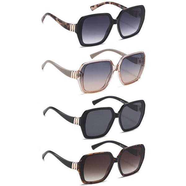 TRENDY SQUARE SUNGLASSES 1DZ