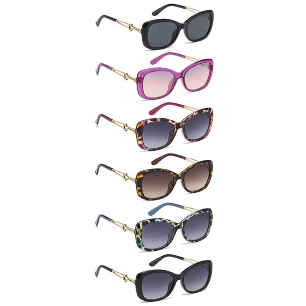 ROUND BUTTERFLY SUNGLASSES 1DZ