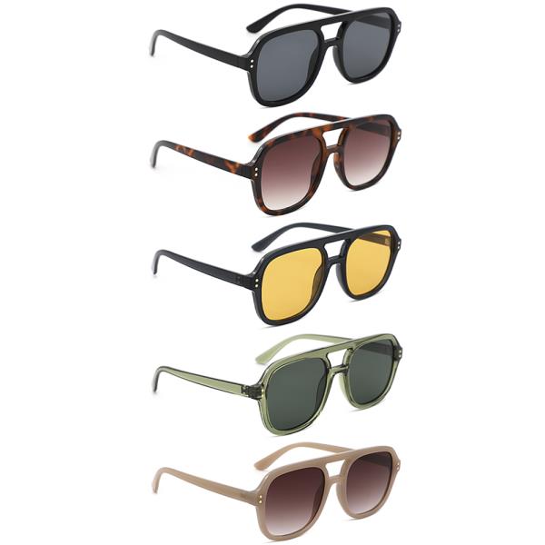 MODERN SQUARE ROUND SUNGLASSES 1DZ