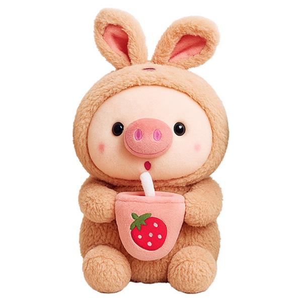 BUNNY EAR PIG PLUSH TOY