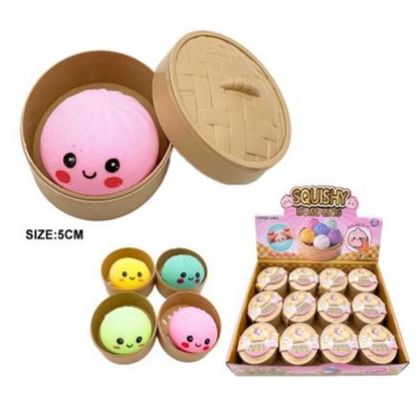 MOOD DUMPLING SQUISHY SQUEEZE TOY (12 UNITS)