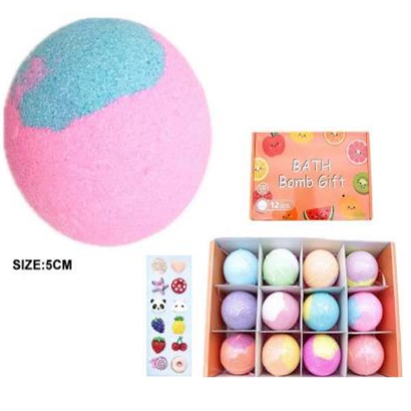 RAINBOW BALL SQUISHY SQUEEZE TOY WITH STICKER (12 UNITS)