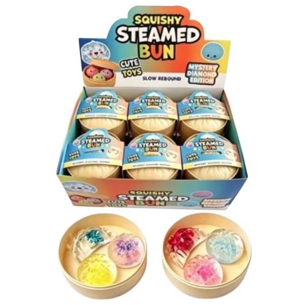 SQUISHY STEAMED BUN DUMPLINGS (12 UNITS)