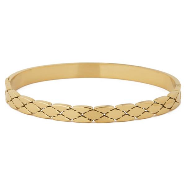 STAINLESS STEEL TEXTURED BRACELET