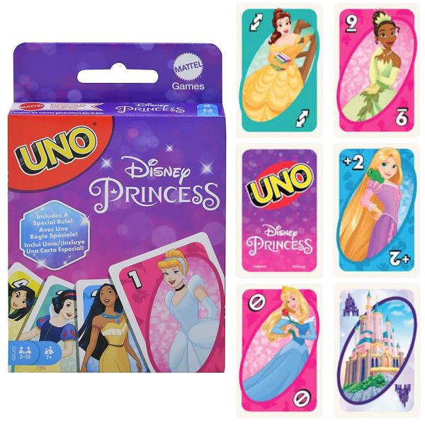 DISNEY PRINCES UNO CARD GAME