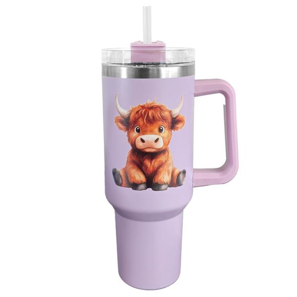 COW PRINT TUMBLER 40OZ