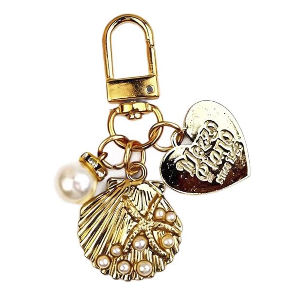 SEA SHELLS BAG CHARM KEYCHAIN