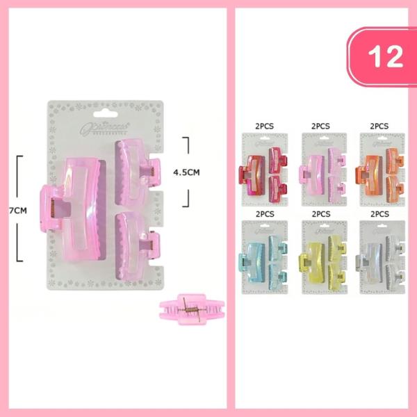 HAIR CLAW CLIP (12 UNITS)