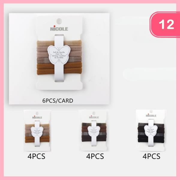 HAIR TIES (12 UNITS)