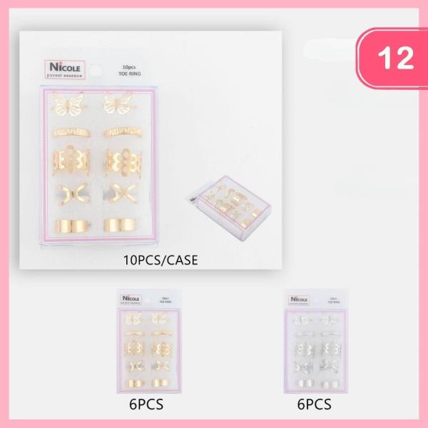 TOE RING SET (12 UNITS)